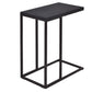 Table d’Appoint Bout de Canapé en Métal et Bois Table Basse 28 x 48 x 58,5 CM Noir