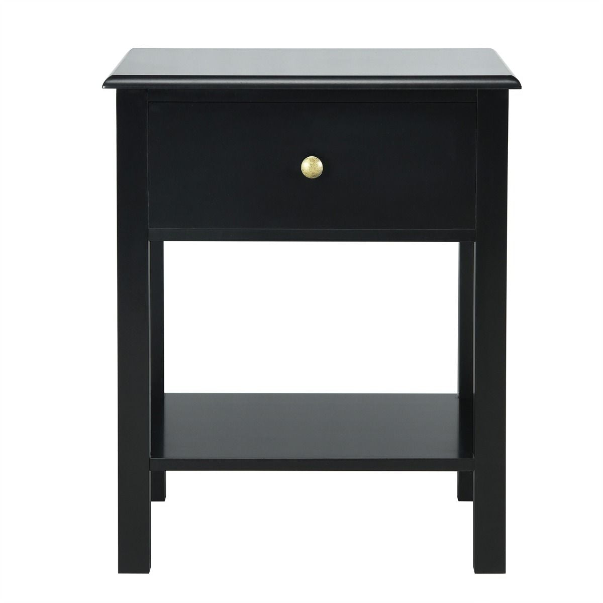 Table de Chevet Style Moderne Simple 48 x 40 x 58 CM noir