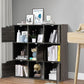 Bibliothèque de Rangement Cube de Rangement 5 avec Portes 90 x 29 x 90 cm Gris