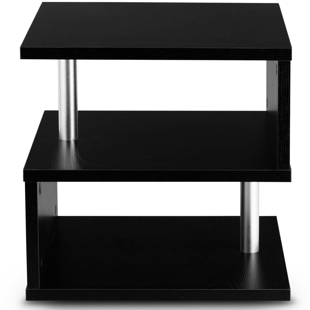 Table basse  avec porte-revues intégré  Noir Moderne multifonctionnelle pour Bureau