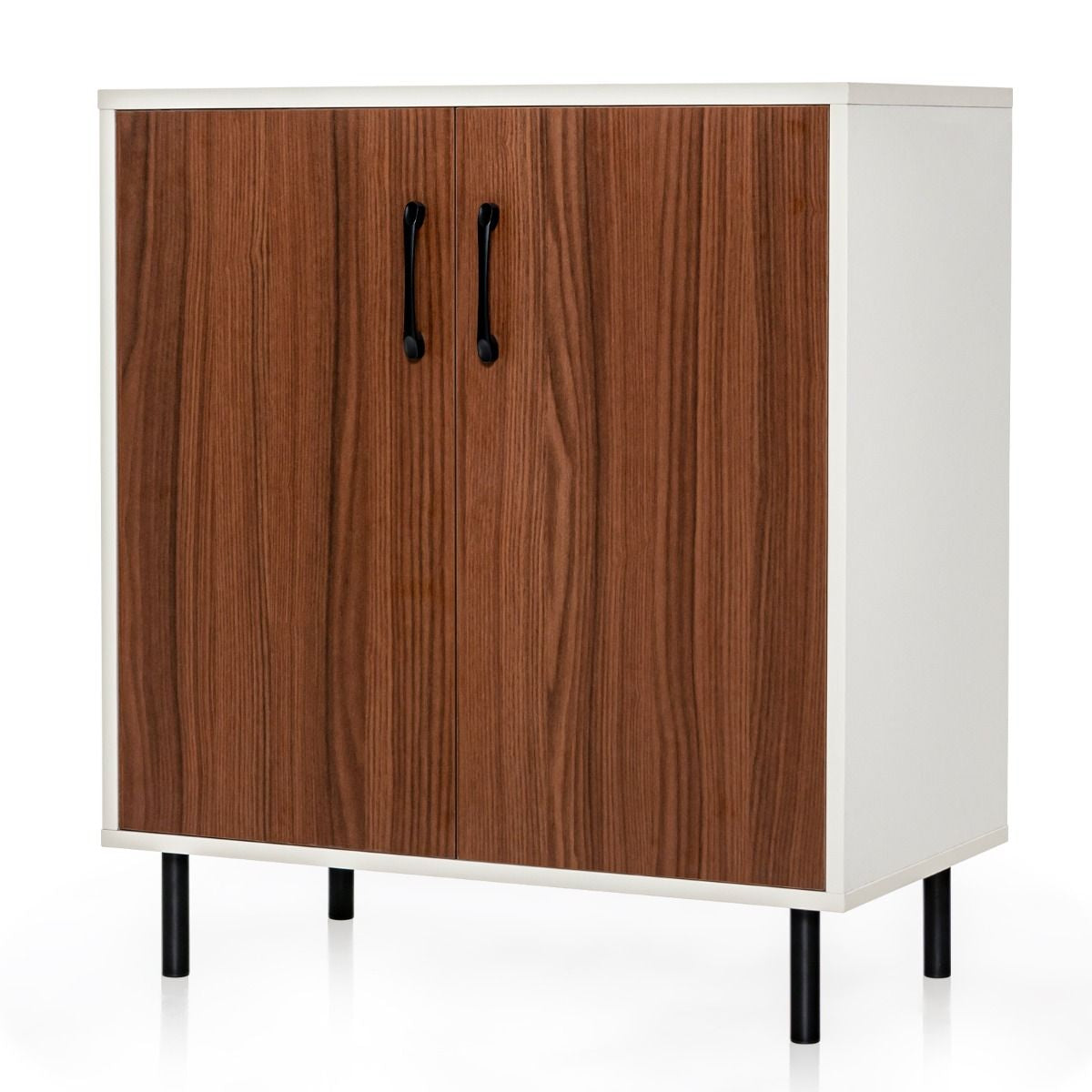 Buffet Bas avec Étagère Réglable à 5 Positions 72 x 40x 80,5 CM Meuble de Rangement pour Cuisine Style Moderne