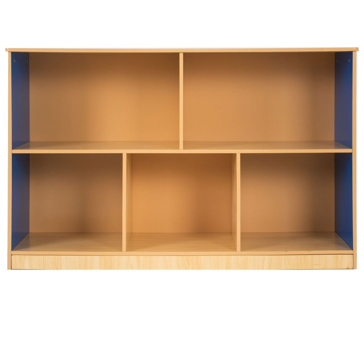 Bibliothèque Étagère de Rangement avec 5 Compartiments Ouverts Meuble pour Rangement 120 x 40 x 76 cm