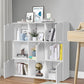 Bibliothèque de Rangement Cube de Rangement 5 avec Portes 90 x 29 x 90 cm Blanc